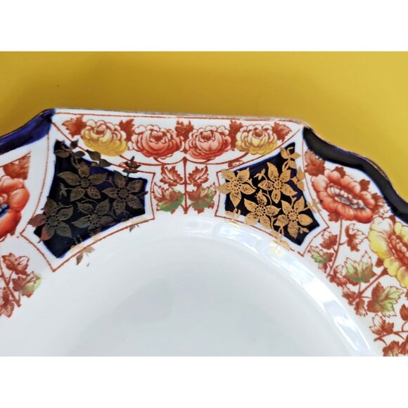 Vintge Myott Serving Platter Derbytone 14 1/2" x 10 1/4" - Picture 6 of 13